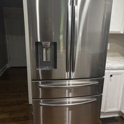 Samsung Microwave and Refrigerator 
