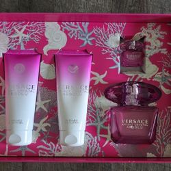 Versace Bright Crystal Eau de Toilette 4-Piece Gift Set