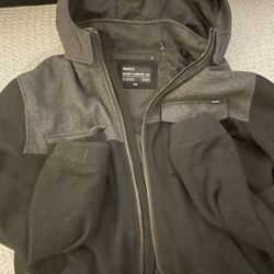 Xxl Rvca Coat W/detachable Hood