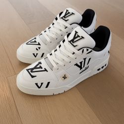 Louis Vuitton LV Trainer Sneakers — Size 8 (Fits Like 10.5–11 Nike) — Worn Once