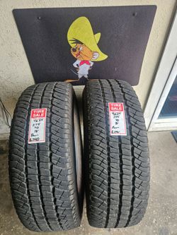275/70/18 Michelin Tires (2)
