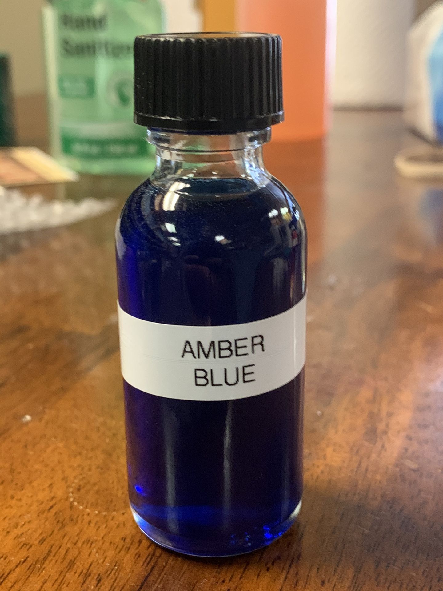 Amber blue fragrance 1 oz