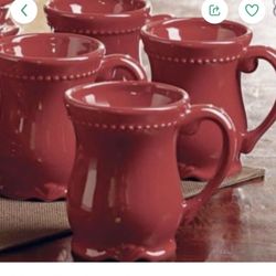 Tazas Rojas Princess House 