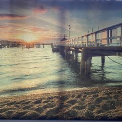 Sunset Beach Canvas 