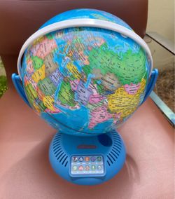 Little Experimenter World Globe for Kids - Interactive Educational Geography Toy 9 inch