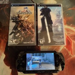 Sony PSP, Crisis Core And Final Fantasy Tactics Bundle
