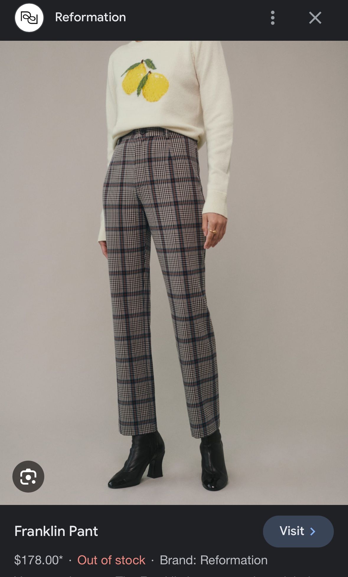 Reformation “Franklin” Trousers