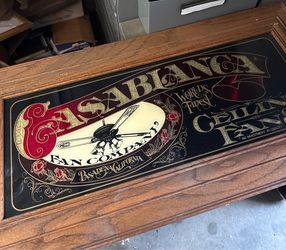 Casablanca Fan Company Framed Mirror Sign