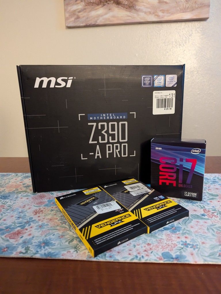 Motherboard, RAM And Processor Bundle Excellent Condition