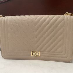 Nude/Beige Crossbody Bag or Shoulder bag 