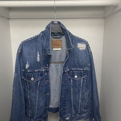 Levi’s Ripped Jean Jacket