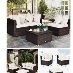 Patio Furniture RATTAN Sectional