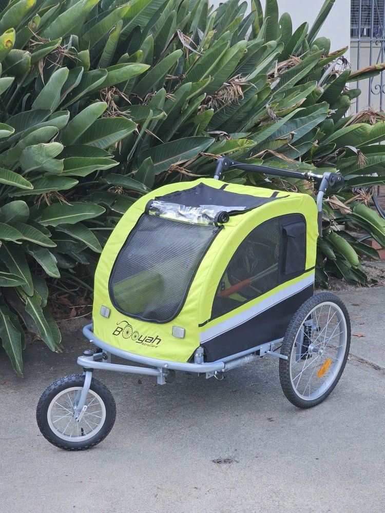 Brand NEW Booyah Large pet Stroller And Bike Trailer With Suspension