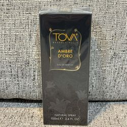 Brand New TOVA AMBRE D'ORO EAU DE PARFUM 100ML 3.4OZ 
