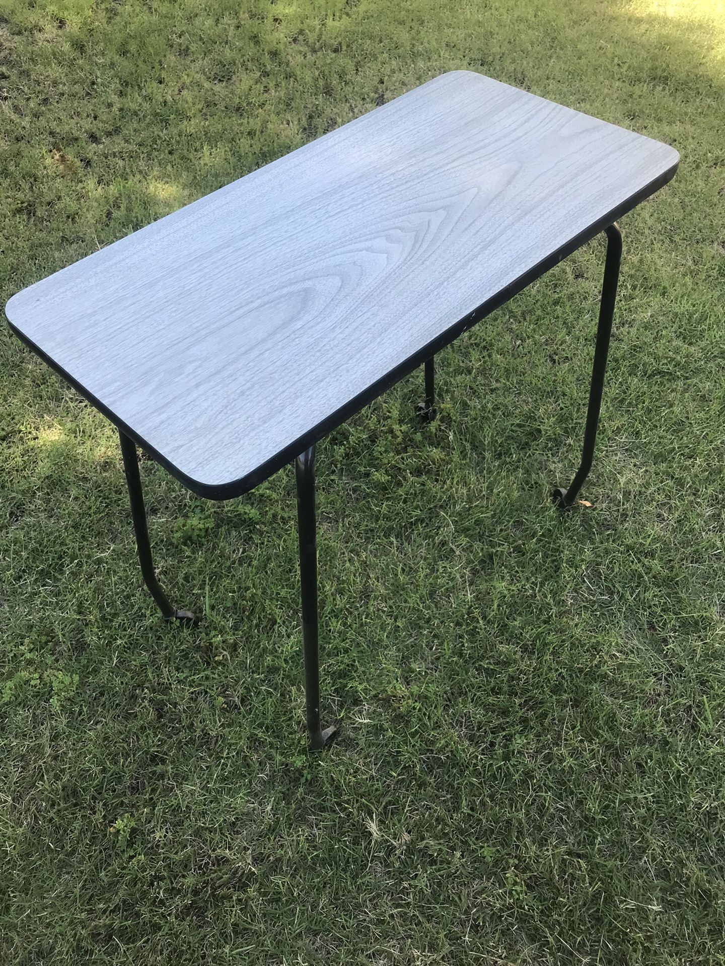 Retro Vintage Formica Rolling Side Table/Desk