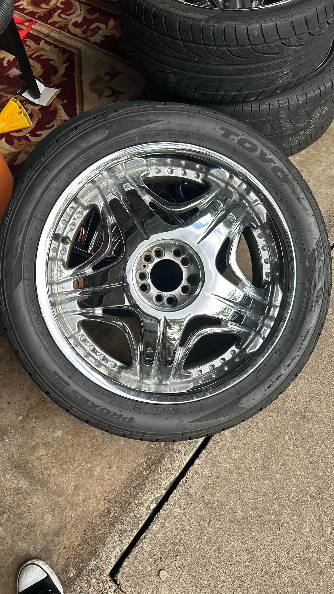 20” Crome Rims And Tires!! Universal Fit!