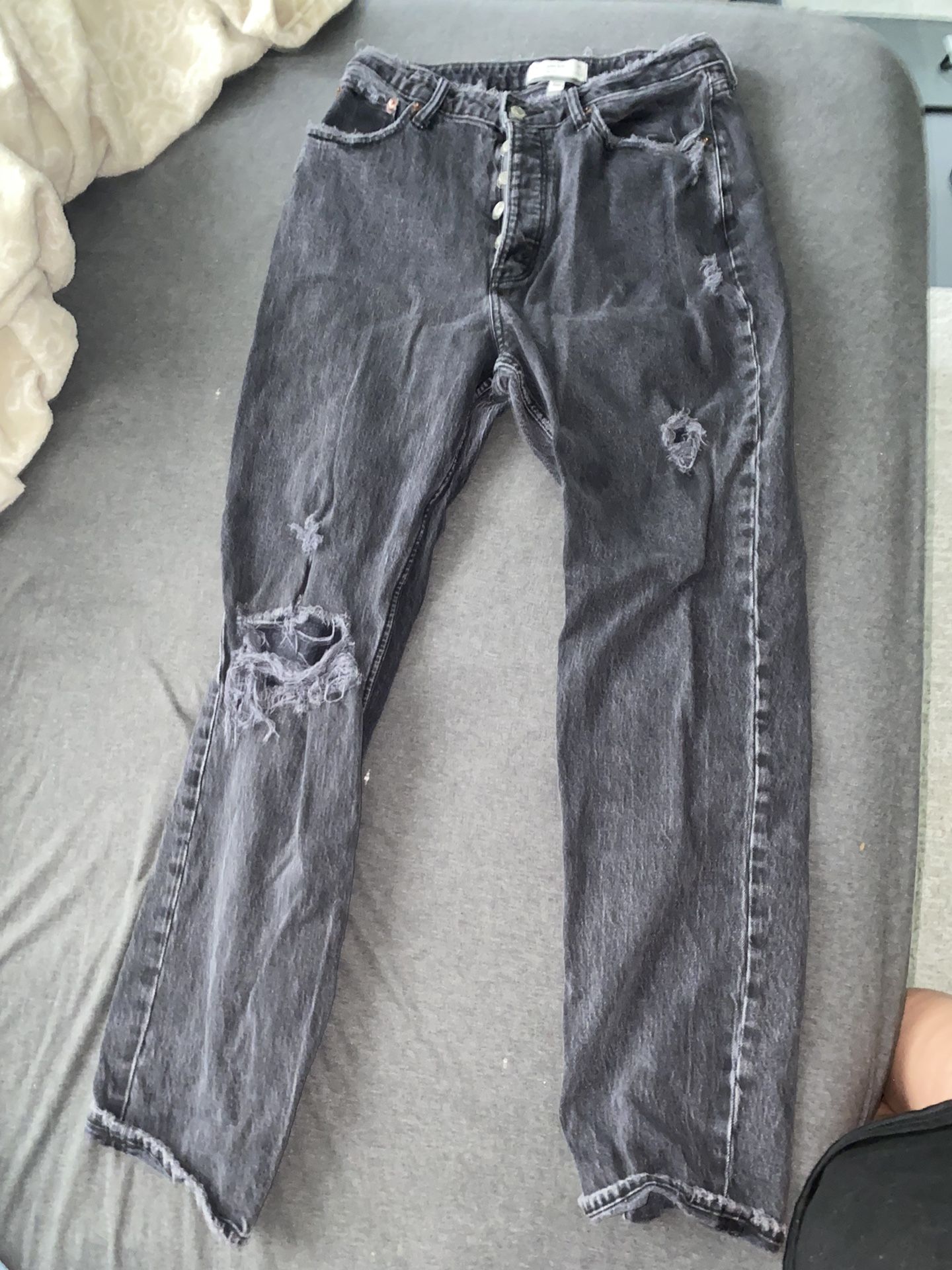 Black Washed Jeans