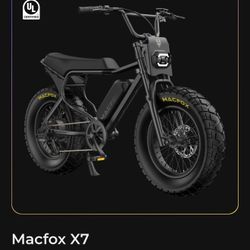 Brand New MACFOX X7 Electric Bike (750W) – Still in Box
