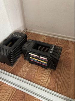 PowerBlock Adjustable Dumbbells Set – Space Saving Home Gym Weights