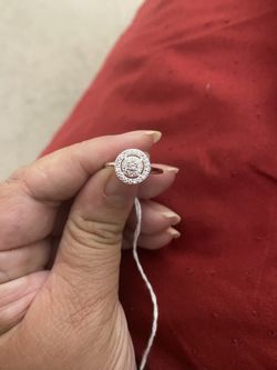 Real 925 Sterling Silver Wedding Ring Size 6