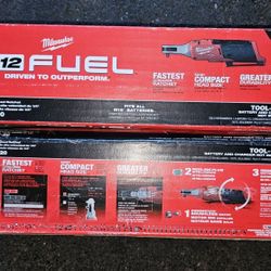 Milwaukee M12 12-Volt Fuel Lithium-Ion Brushless Cordless 1/4" Impact Rachet 