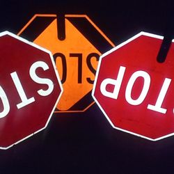 Double Sided Stop Sign 🛑