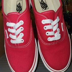 Vans, Red, 2.5 Kids Shoes Shoes