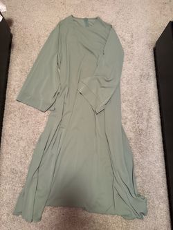Sage green abaya