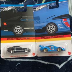 Hot Wheel Porsches Set 