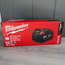 Milwaukee M18 18V Lithium-Ion XC Extended Capacity Battery Pack 5.0Ah (10-Pack)