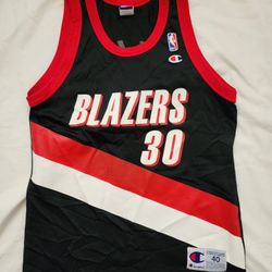 Vintage Champion Jersey Size 40 Medium Portland Trail Blazers