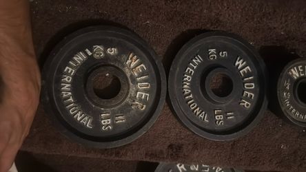 Weider 11 lb Olympic Weight Plates