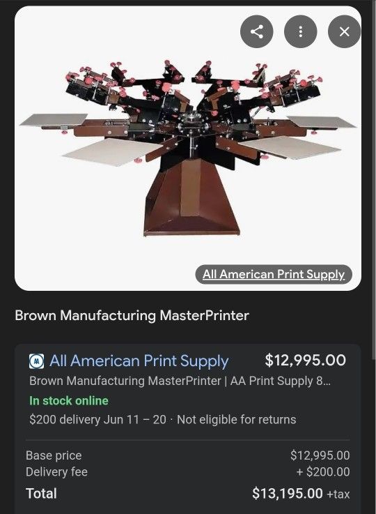 FULL SCREEN PRINTING SHOP SETUP