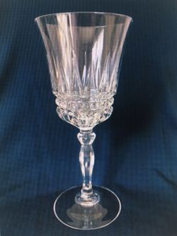 Vintage Water Goblets “Villanueva” By Cristal D’Arques-Durand