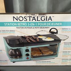 Nostalgia Retro 3-in-1 Breakfast Station