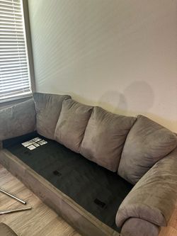Dark Green Couch