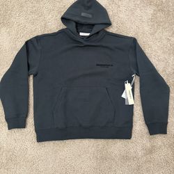 Essential Fear Of God  Black Hoodie 