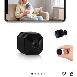🆕 In 📦 2025🆕Upgraded WiFi Mini Wireless Cam Real1080P with Night Vision for Indoor Security,Tiny Cam Espias Ocultas for Baby/Pet with APP Remote Vi