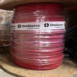 3 Awg Red THHN Stranded 1500ft Copper