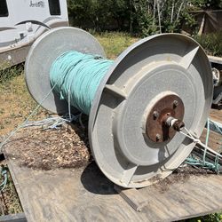Commercial Fishing Drum Reel W Hydraulics And Stand 