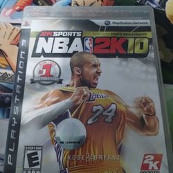 2K Sports NBA 2K10 PlayStation 3/PS3 (Read Description)