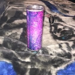 Glittery Purple Cup