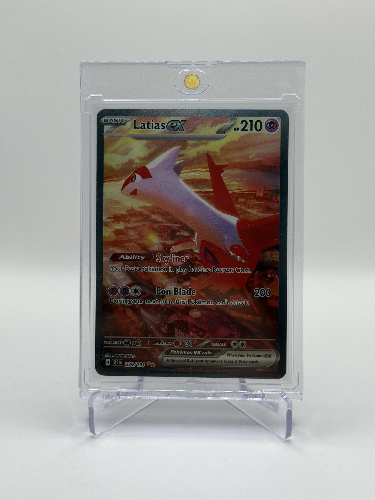 Latias ex 239/191 SIR - Pokemon TCG - S&V Surging Sparks - NM/M