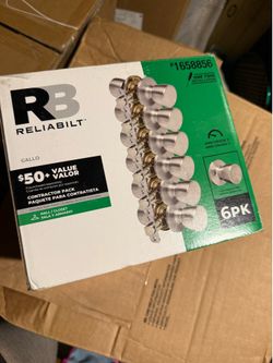 ReliaBilt Gallo 5-Pack Hall/Closet Door Knob set