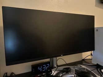 LG wide flat screen monitor