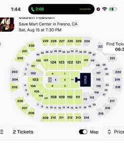 2 tickets for tonight Jason Alden