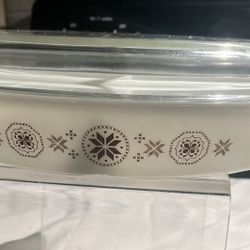 Rare Pyrex Divided Serving Dish
