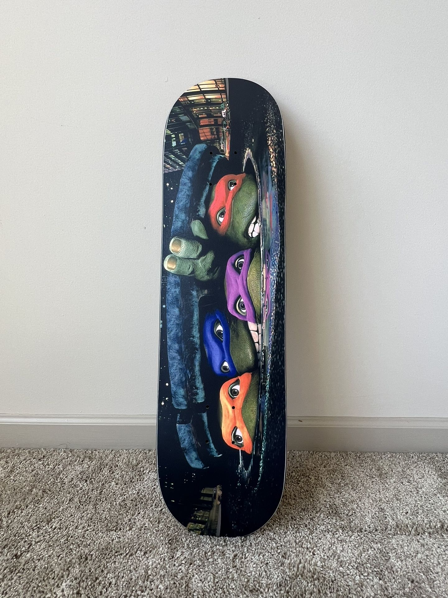Santa Cruz Tmnt Poster Deck-8.25 With TMNT Grip Tape for Sale in