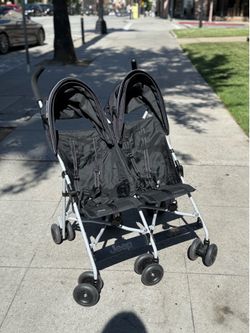 Jeep TurboGlyde side by side double stroller