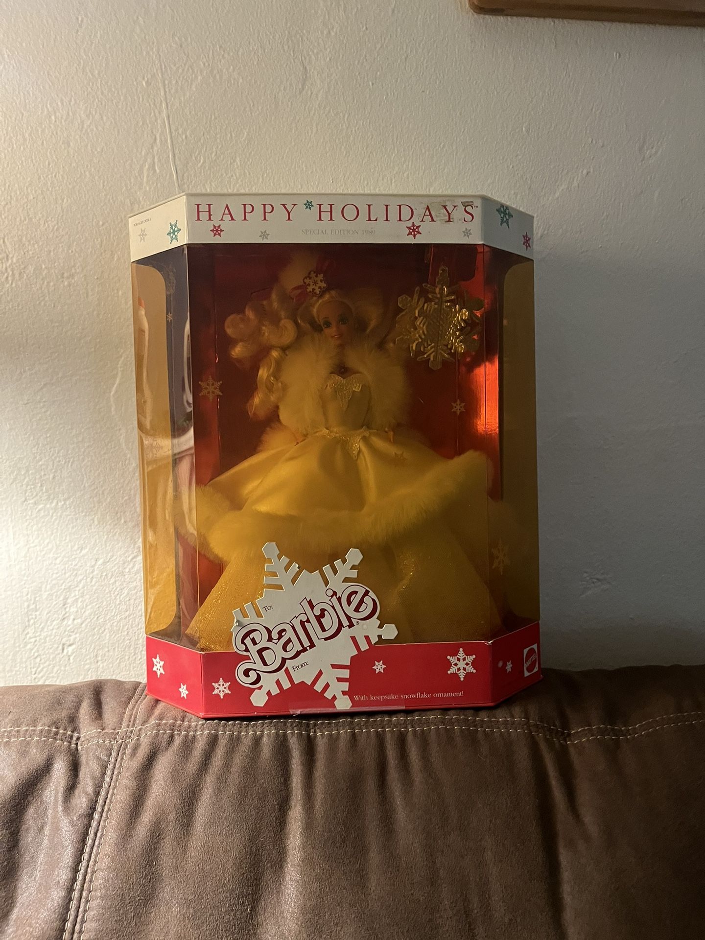 1989 Happy Holidays Barbie Special Edition